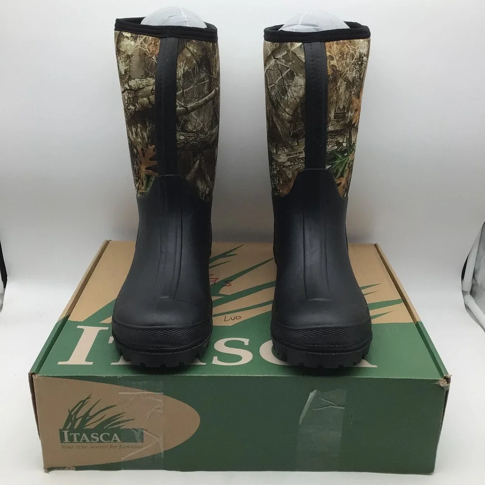 Itasca Swampwalker XLT‎ Realtree Camo Neoprene Waterproof Mens Boots Size 13 NEW